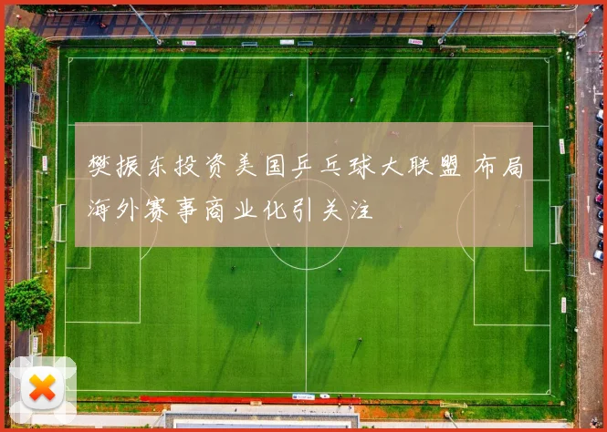 樊振东投资美国乒乓球大联盟 布局海外赛事商业化引关注